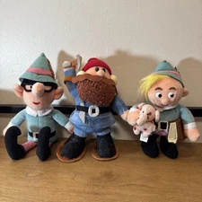 1999 CVS Stuffins Rudolph Island Misfit Toys Plush Ornament Lot of 3