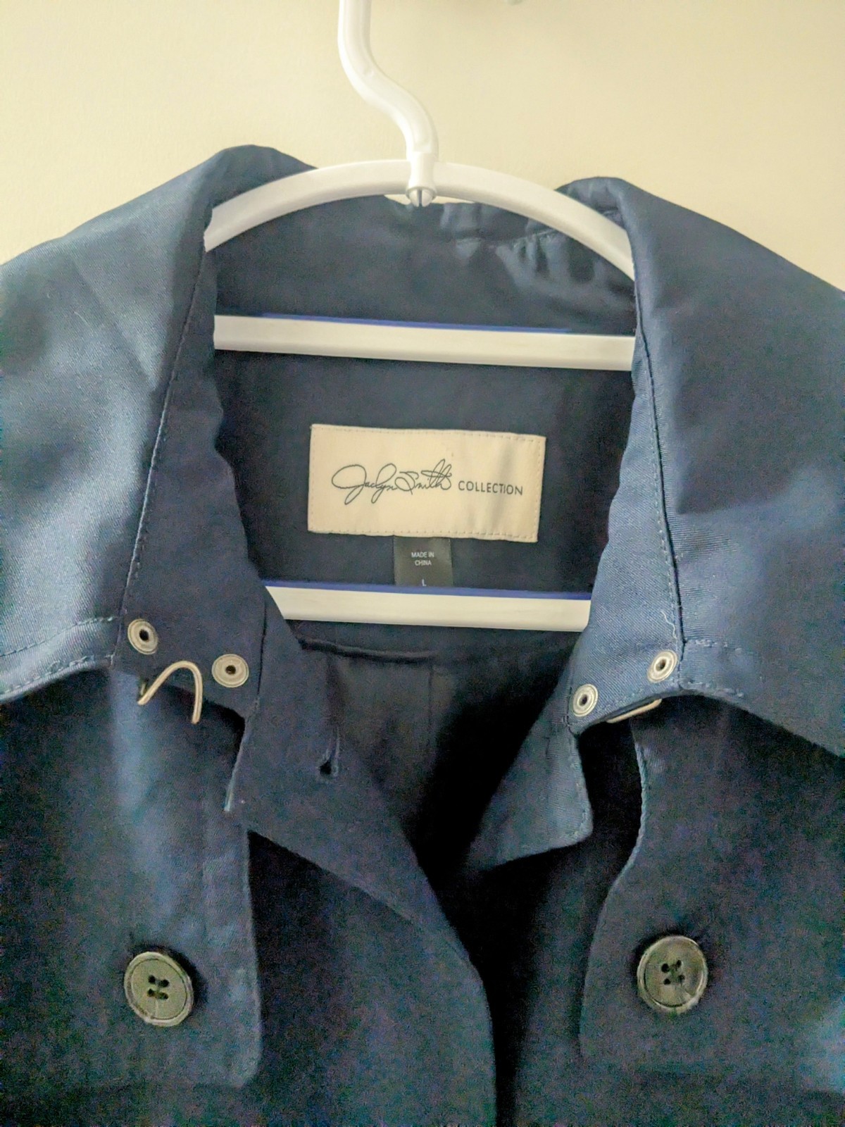 Jacklyn Smith Collection Raincoat, Size Large - image 8