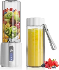 COKUNST Portable Blender, Small Smoothie & Shake Maker with LED Display, 17 oz