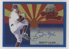 2015 Leaf Metal Draft State Pride Blue Prismatic 15/25 Brett Lilek Auto 1b8