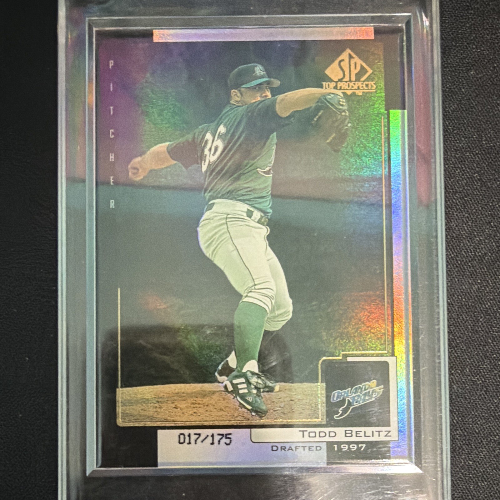 Upper Deck 1999 SP Top Prospects Todd Belitz #48 Premium Edition 017/175