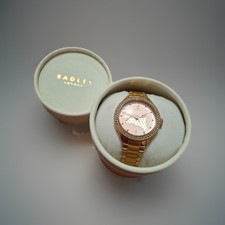 BNIB Radley Dog Rose Gold Watch With Bracelet Strap Gift Beautiful Present!