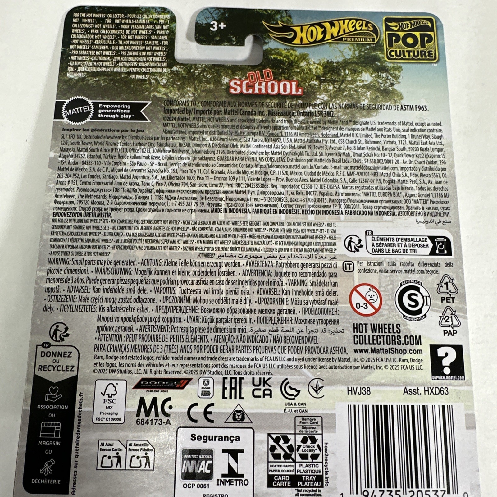 Old School 1979 Dodge Ram Van Black Hot Wheels Pop Culture New in Package