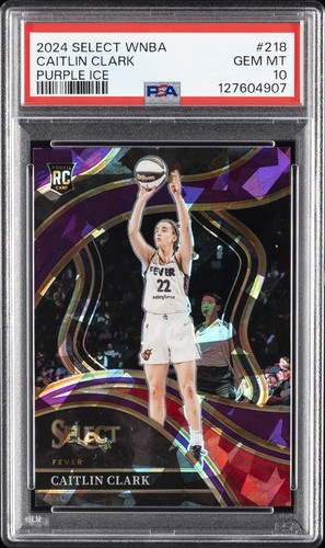 2024 Caitlin Clark [Purple Ice Prizm] #218