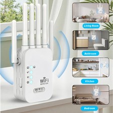 1200Mbps WiFi Range Extender Repeater Wireless Amplifier Router Signal Booster U