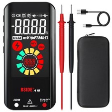 Digital Multimeter Rechargeable Color LCD 6000 Counts Voltmeter Tester Pocket