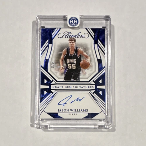 Panini Flawless 2023 -24 Draft Gem Signatures Gold Jason Williams Kings Auto /08