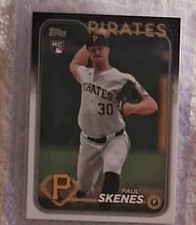 2024 Topps Update Series  Paul Skenes White uniform Rookie Card