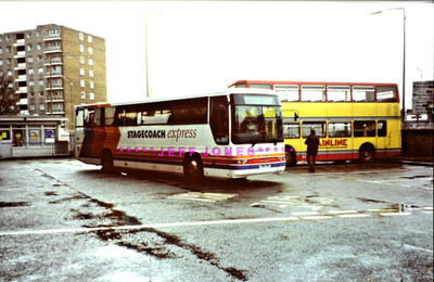 ORIGINAL BUSFOLIE 17495 - Postkutsche B10M / PLAXTON 81 P181PRH Doncaster 23.4.98