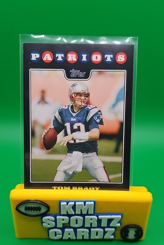 Tom Brady [Black] #3 2008 Topps card
