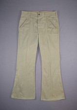 Vintage Big Yank Jeans Mens 32x30 Green Bell Bottom Flare Wide Leg 70s Talon