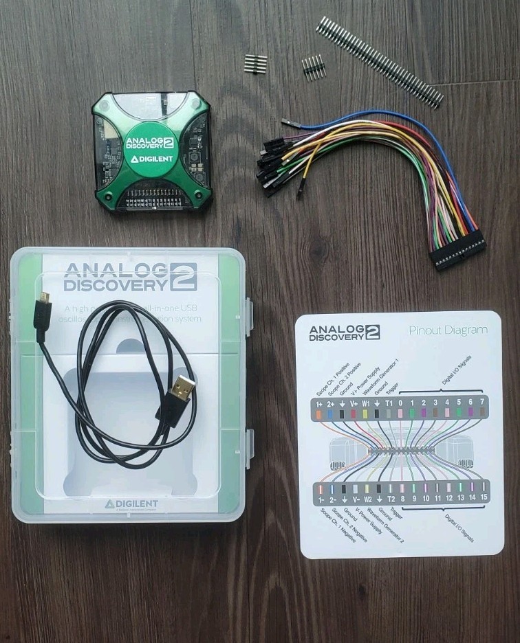 Digilent Analog Discovery 2 - Oscilloscope WaveGen Logic