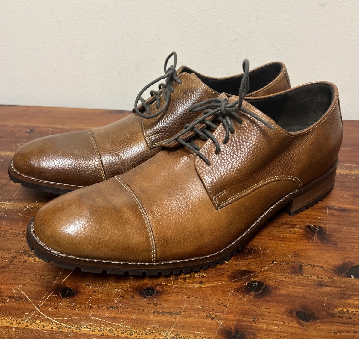 Cole Haan Tan Leather Oxford Shoes 9M Men main image 3