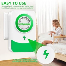 2/4 Pack Energy Saving Box USA Plug Power Saver Voltage Stabilizer Home Device