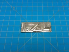 Vintage 1.7L Engine Displacement Metal Emblem Badge Classic Car Parts Used OEM
