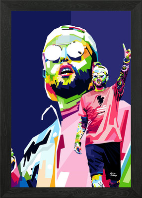 Mac Miller Gerahmtes Wandbild Poster Leinwanddruck Bild