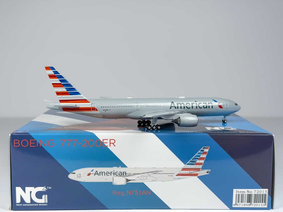 American Airlines Boeing 777-200ER 1:400 NG Models N751AN (72015