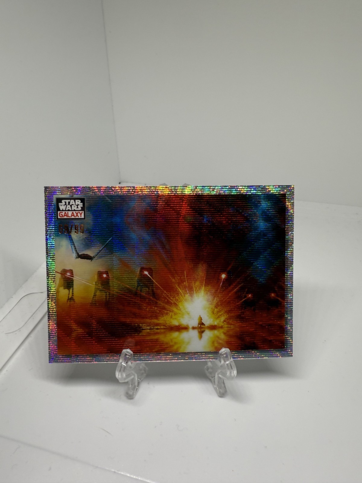 2023 Topps Chrome Star Wars Galaxy Face the Dark Side Wave Refractor /99