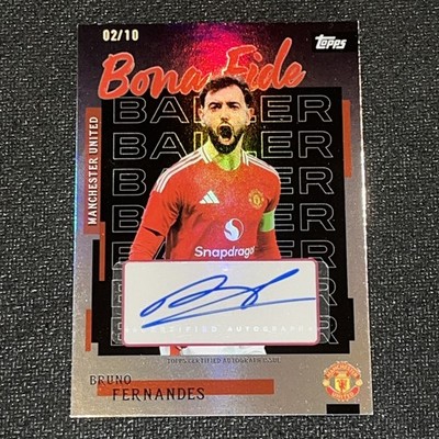 Topps Manchester United 25/26 Bruno Fernandes 02/10 Auto Bona Fide Baller