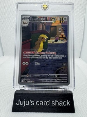 Gumshoos 153/132 Me01: Mega Evolution Holo Illustration Rare  Pokemon Card NM