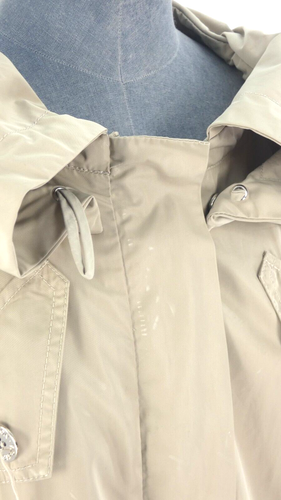 Purificacion Garcia Jacket Parka Utility Army Beige Windbreaker Essential Y2K S - Picture 5 of 18