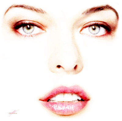 Visage Collection - Milla Jovovich - Obscure - 24'' x 24'' Canvas Art Poster