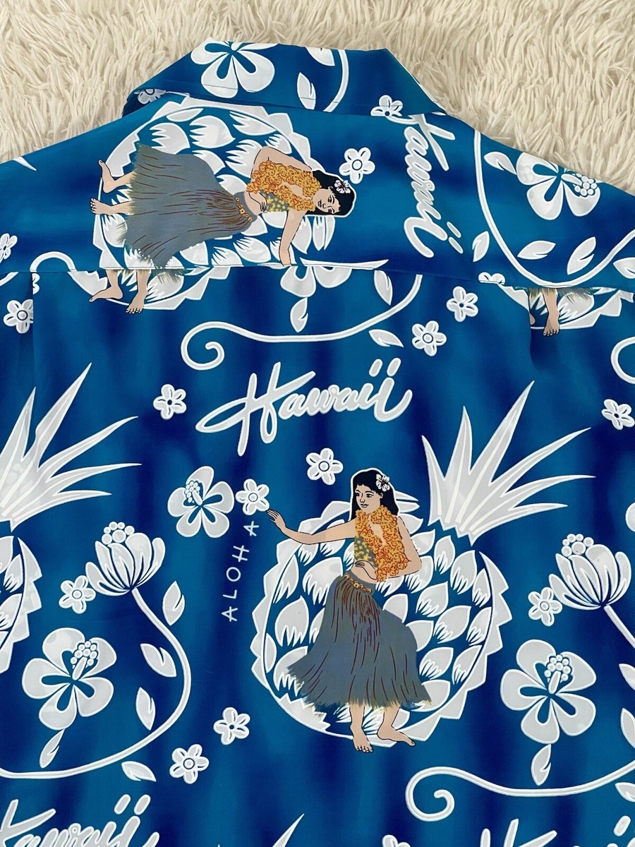 Size XL Kennington Ltd LA California Aloha Hula Girl Hawaiian