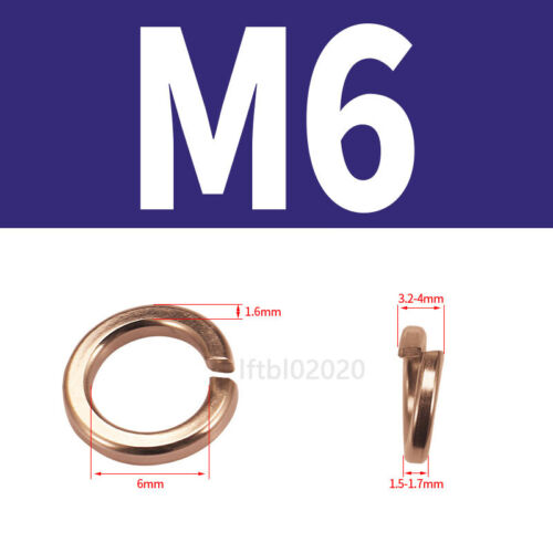 FEDERSCHEIBEN MESSING QUADRATISCHES SPULENSCHLOSS METRISCH M3 M4 M5 M6 M8 M10 M12 - Bild 8 von 11
