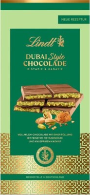 Lindt DUBAI Style Schokolade 145g Dubai original aus Aachen