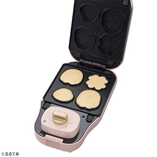 CCP Koupen-Chan Grilled Sandwich & Mini Waffle Cake Maker KM-CM75-KP Pink AC100V - Picture 2 of 7
