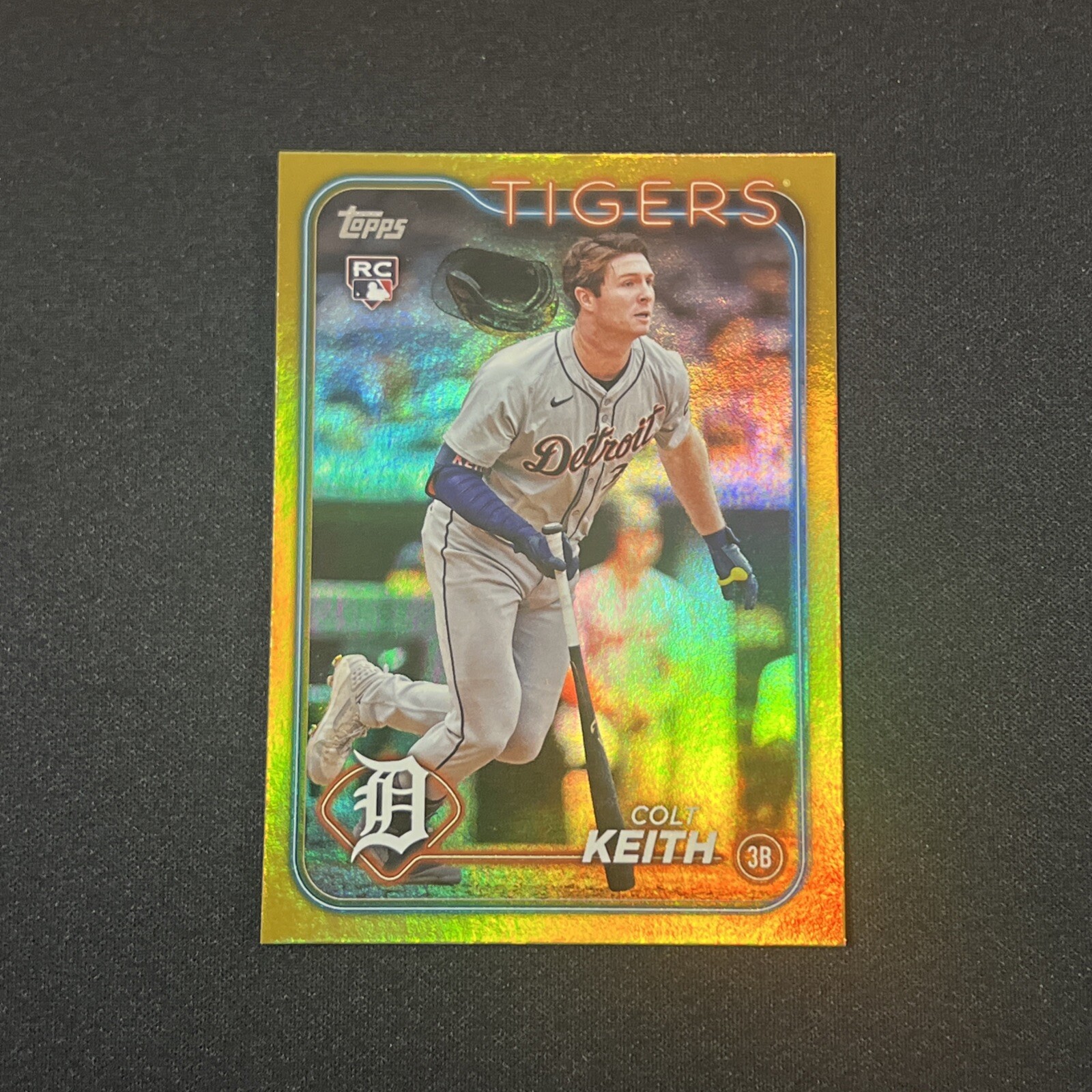 Colt Keith 2024 Topps Update Gold Foil Rookie RC Tigers #US73