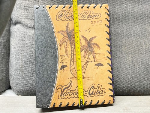 VINTAGE HANDMADE VADADERO CUBA 07 PHOTO ALBUM WITH NATURAL MATERIALS PHOTOGRAPH - Picture 10 of 10