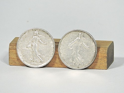 Silver 5 Francs Coins form France - 1960 & 1962 (Lot of 2 coins)