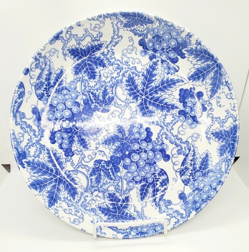 Spode Grapes Blue Room Collection 11.75" Pasta Serving Bowl EUC Vintage - Bild 7 von 7