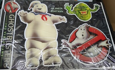 Ghostbusters The Video Game Xbox 360 PS3 Promotional Puffy Sticker Sheet Slimer