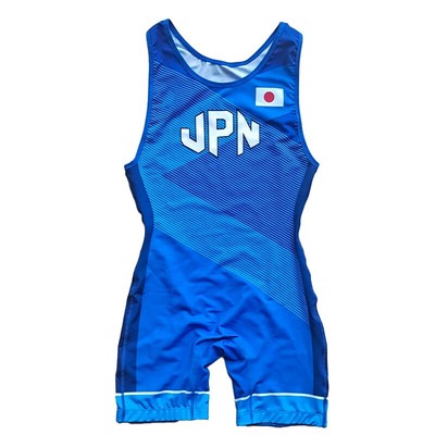 JAPAN Men's  wrestling singlet weightlifting suit one piece suit  SIZE XS-4XL