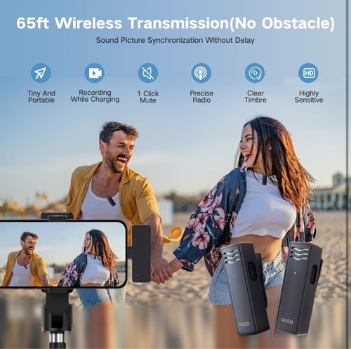 Niuen Wireless Lavalier Microphone For iPhone - Picture 8 of 10
