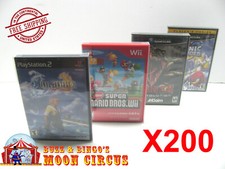 200X PS2 XBOX Wii Wii U GAMECUBE CLEAR PROTECTIVE BOX PROTECTORS -FREE SHIPPING