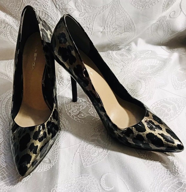 patent leopard print heels