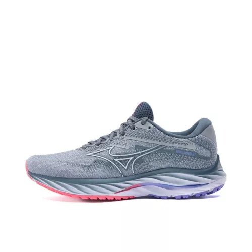 Uomo Donna Mizuno Wave Rider 27 Mesh Scarpe Da Corsa Professionali Traspiranti * - Foto 10 di 80