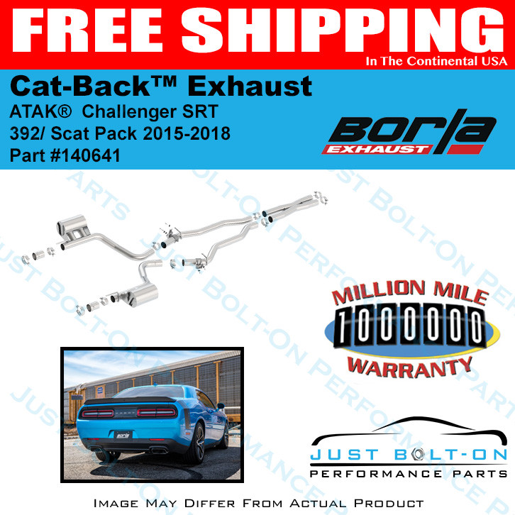sss s ⑧ Borla ATAK Exhaust 2015-21 Challenger SRT/392 Hemi 6.4L w