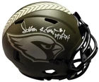 Arizona Cardinals Jackie Smith Signed Salute To Service Mini Helmet Beckett BAS