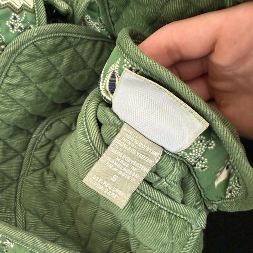 Vintage Blassport Jacket Womens Small Green Paisley Reversible Corduroy Button - Picture 8 of 11