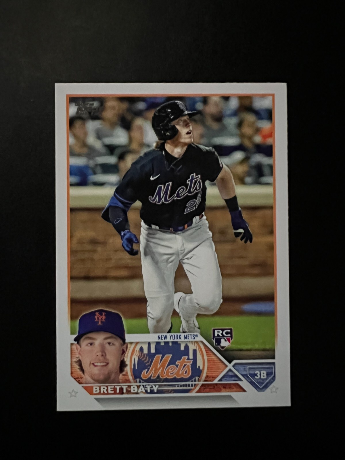2023 Topps MLB Series 1 #89 Brett Baty New York Mets RC