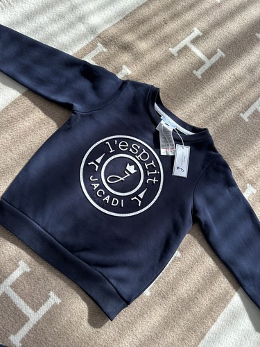 Nuevo con etiquetas Sudadera Jacadi Niños Niños o Niñas Azul Marino Jersey Talla 4Y PVP $100