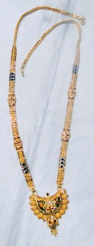 Gold Mangalsutra 22K Gold long Necklace 