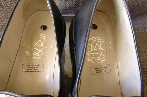 Mocassins bi matière cuir noir et poulain T 37.5 UK 4.5 - état Neuf - Picture 10 of 10