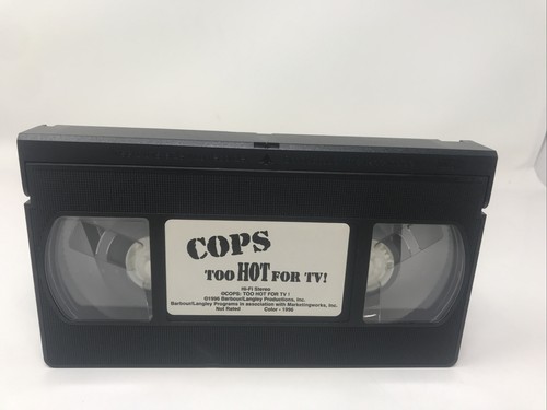 COPS Too Hot for TV (1996 VHS) Band 1 Vintage Band nicht bewertet - Bild 6 von 7