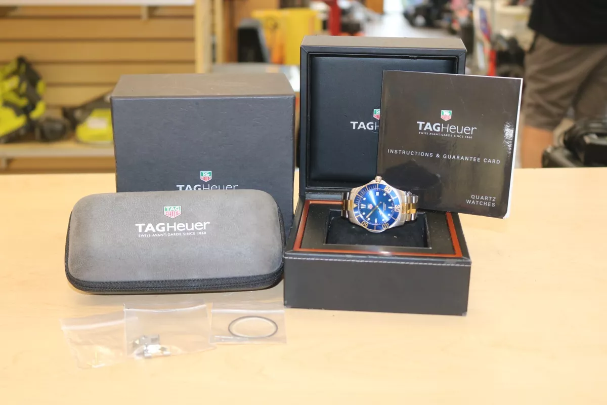 Tag Heuer WAB1120 Aquaracer Men s Watch Pre Owned Free Shipping