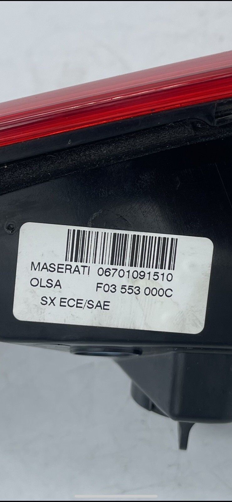 ⭐ 14-21 Maserati Ghibli Rear Left Driver Inner Trunk Taillight Lamp Light Oem